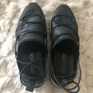 Jimmy Choo Andrea Strappy Mesh Sneaker